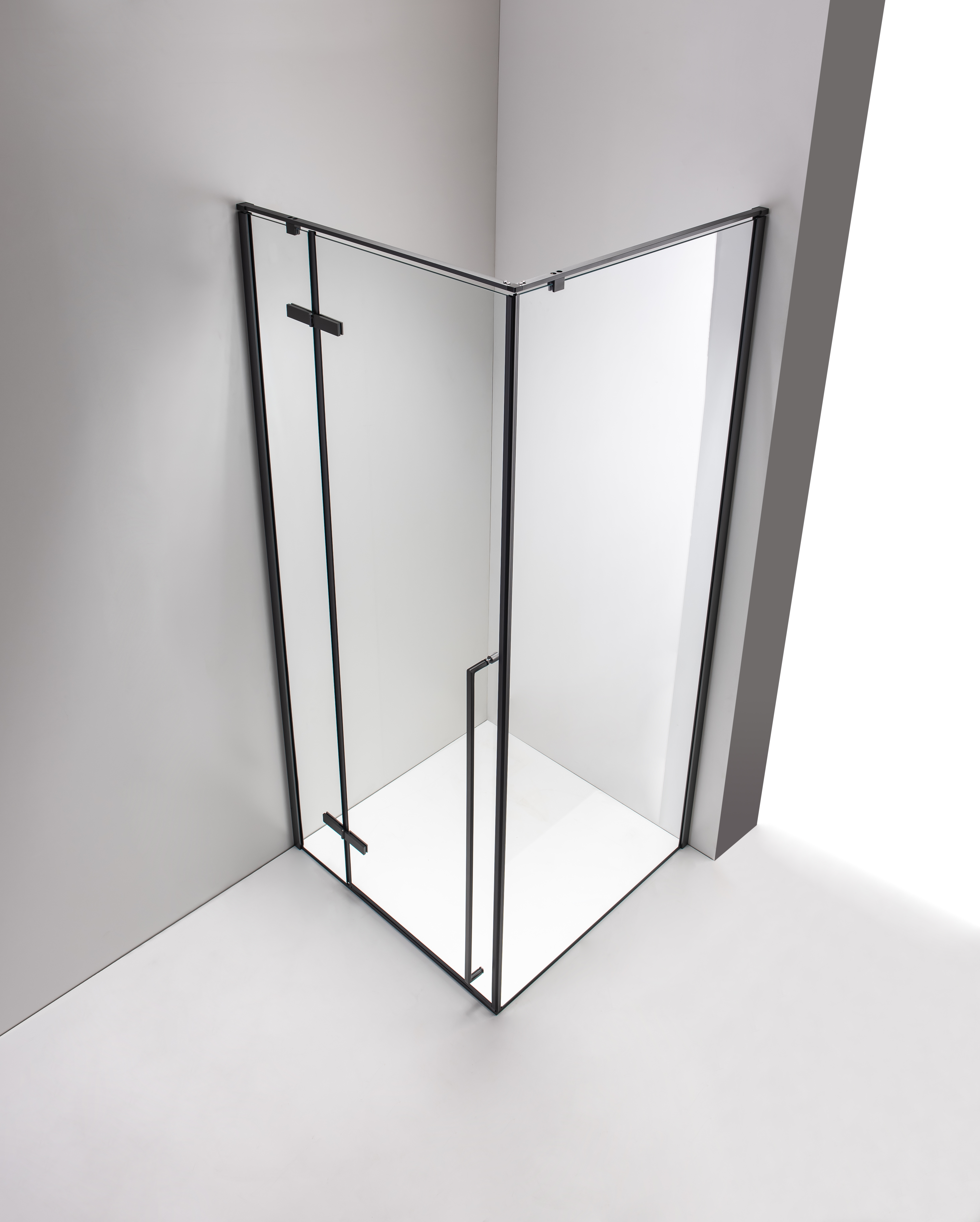 HY SQUARE Modern Frameless Shower Enclosures